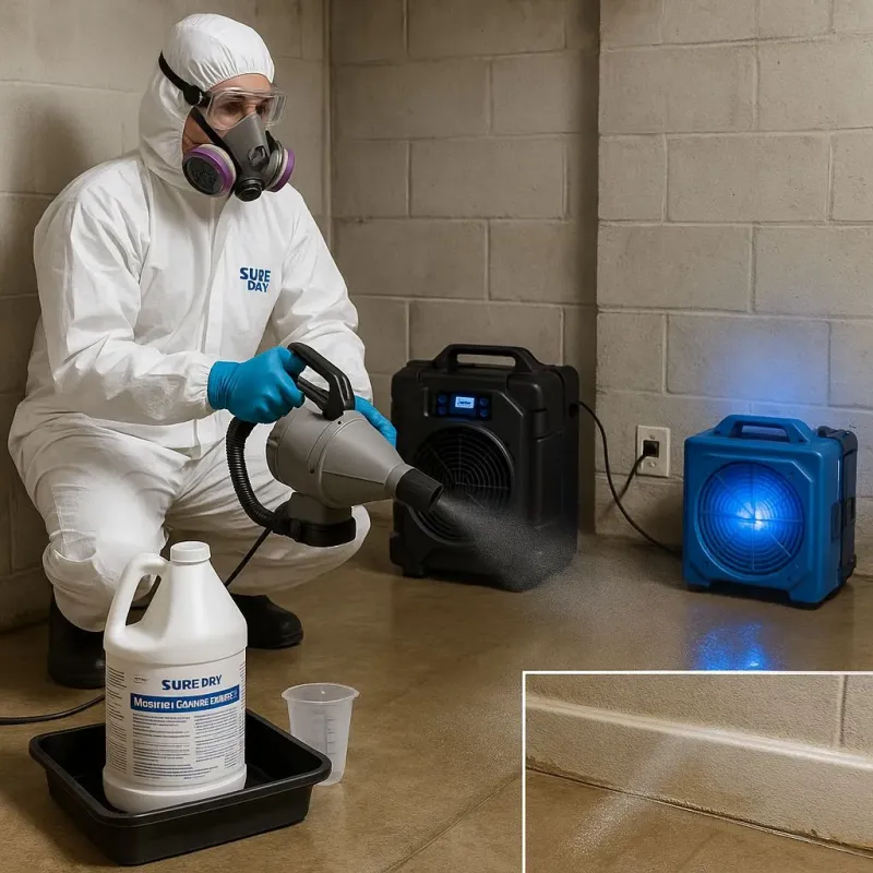 Sanitization and Odor Removal process in Roselle, IL